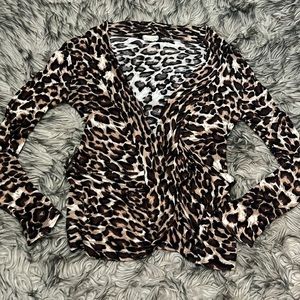 Zenana outfitters cheetah print cardigan